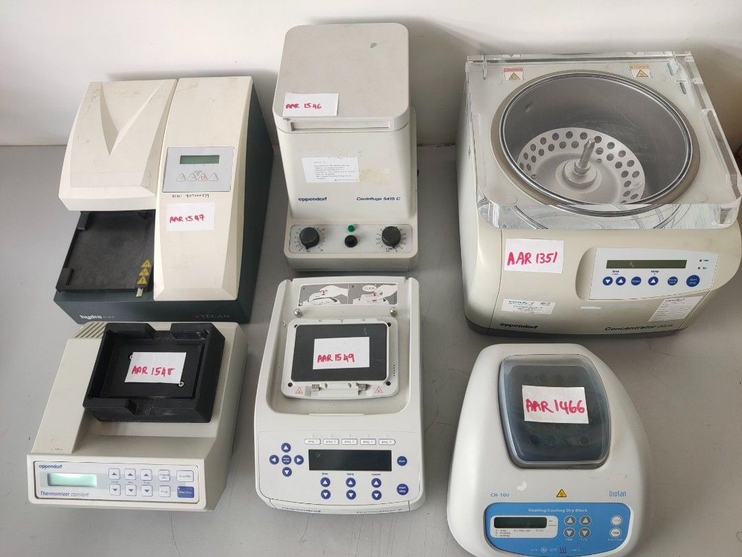 Eppendorf Mixer Concentrator Tecan Microplate Reader BioSan Heating