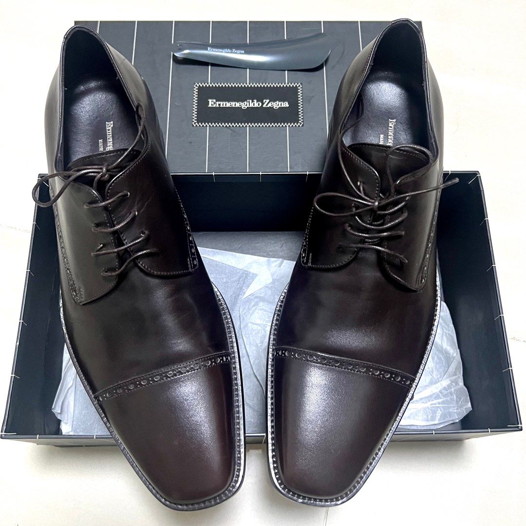 ermenegildo zegna derby shoes