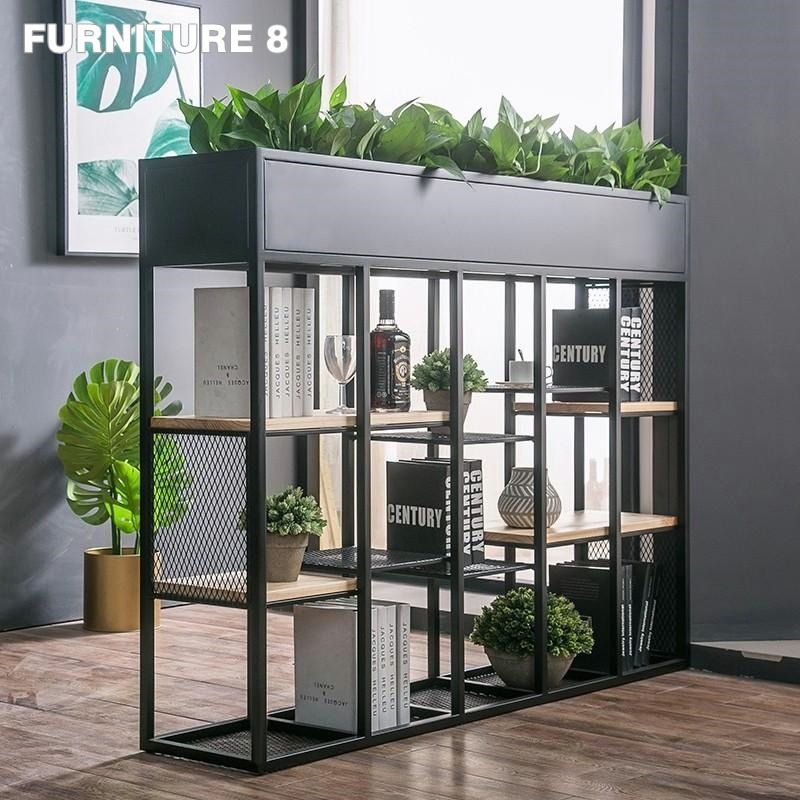 F8-0225 PRIYA _ Modern Nordic Plant Rack Partition / Flower Display ...