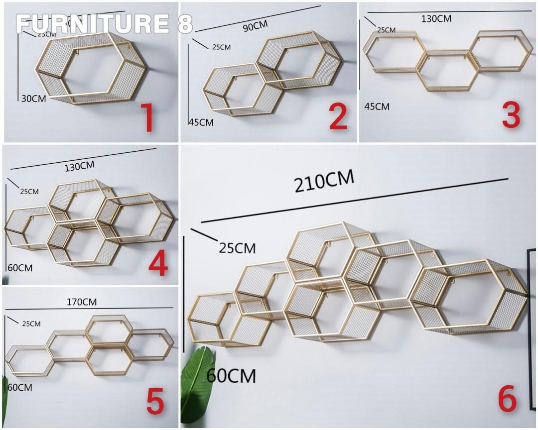 F8-0236 FREYA _ Wall Shelf - Modular Display, Furniture & Home Living ...