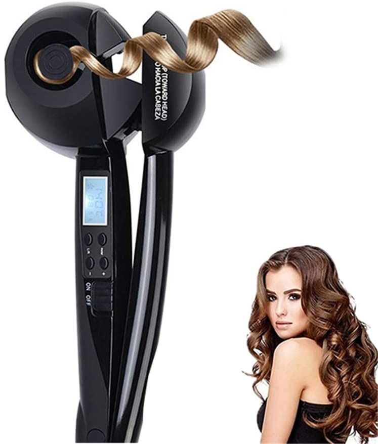 FAY Beauty Automatic Hair Curler,Ceramic Curling Iron Bar Professional  Rotating Styling Spray Steamer Wavy with LCD Digital Display, Beauty &  Personal Care, Hair on Carousell