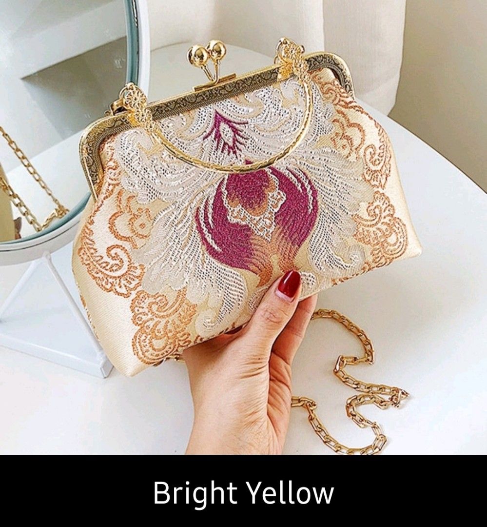 FREE POST to West Malaysia only Pre Order 10 days size S Ladies Designed Embroidery Floral Handbag price for EACH or