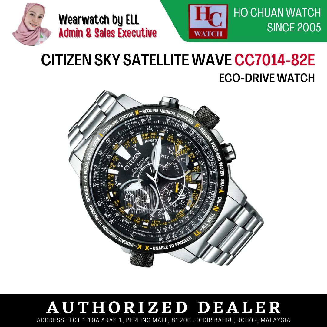 FREE SHIPPING + FREE GIFTS] CITIZEN CC7014-82E SATELLITE WAVE GPS GENT'S  WATCH, Luxury, Watches on Carousell