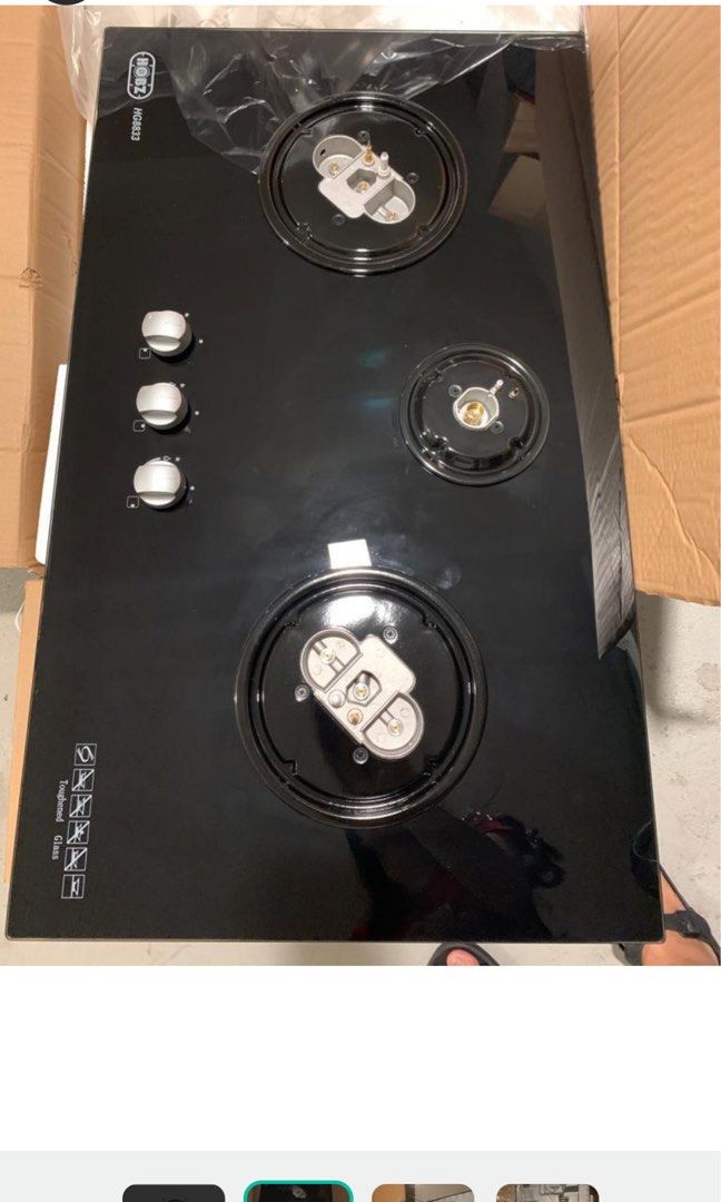Gas Hob (Brand HOBZ, Model HG8833, TV & Home Appliances, Kitchen