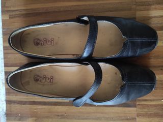 Free shipping! GIBI Black Shoes (School Shoes)