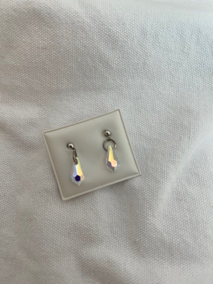 Glass crystal clearance earrings