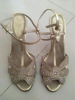 Gold Richard Tyler - Sepatu Heels