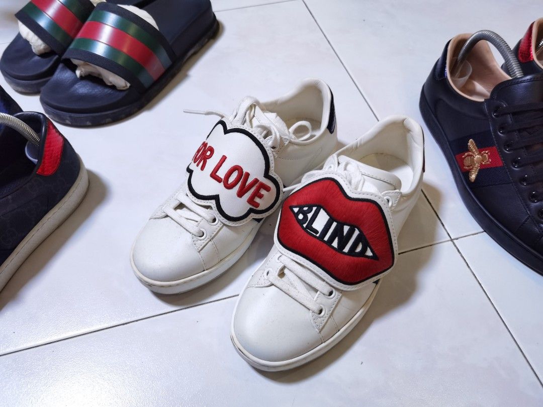 Gucci shoes shop blind for love