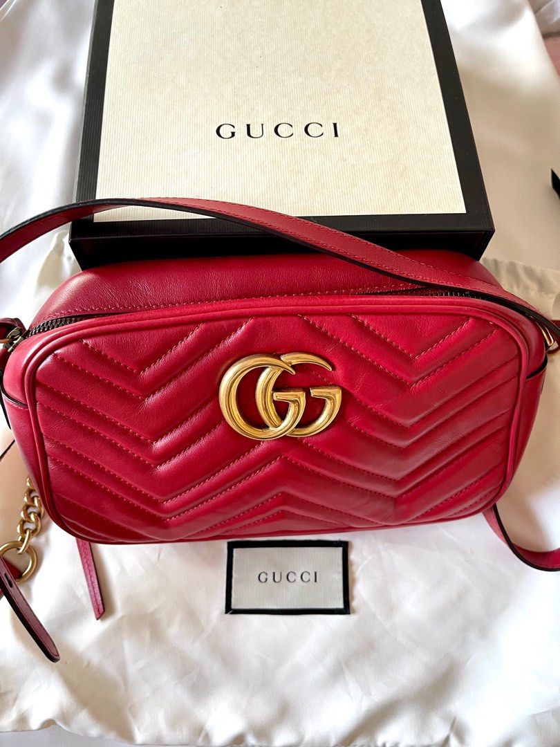 Gucci Marmont Shoulder Bag, Luxury, Bags u0026 Wallets on Carousell