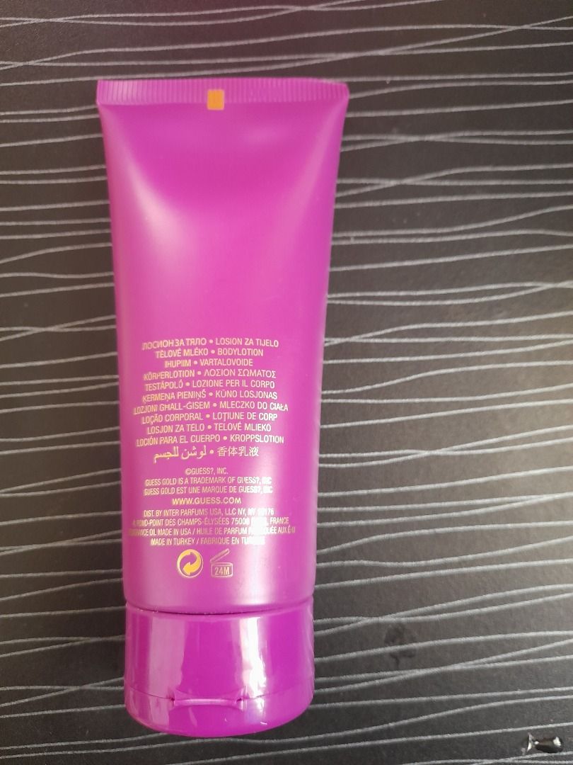Guess Gold Body Lotion 200mL, Beauty & Personal Care, Bath & Body, Body