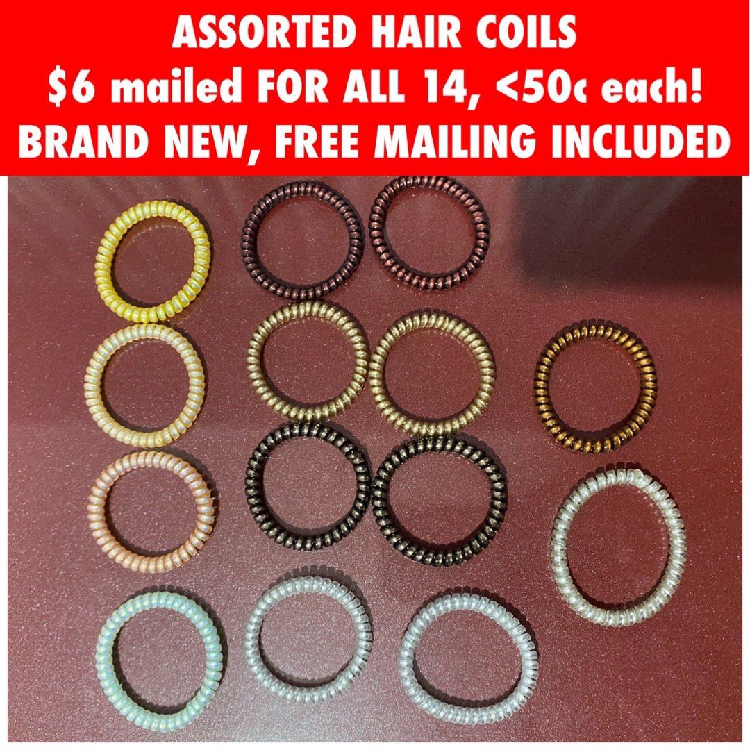 Hair Coils Bundle, Women's Fashion, Watches & Accessories, Hair
