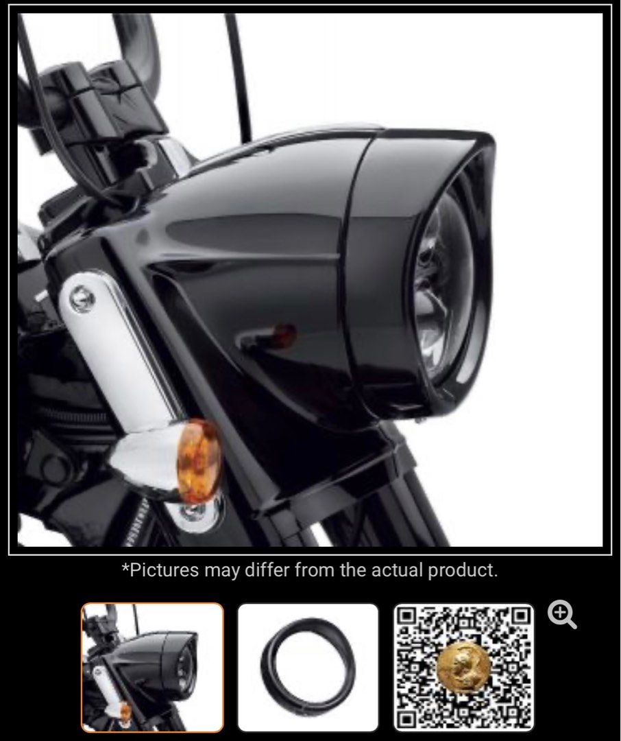 Road king headlight top trim