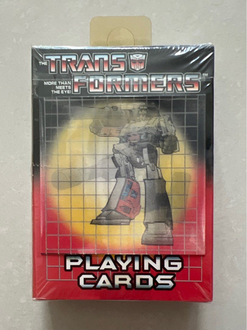 Hasbro Transformers Playing Cards (Megatron Hologram), Hobbies & Toys, Toys & Games on Carousell