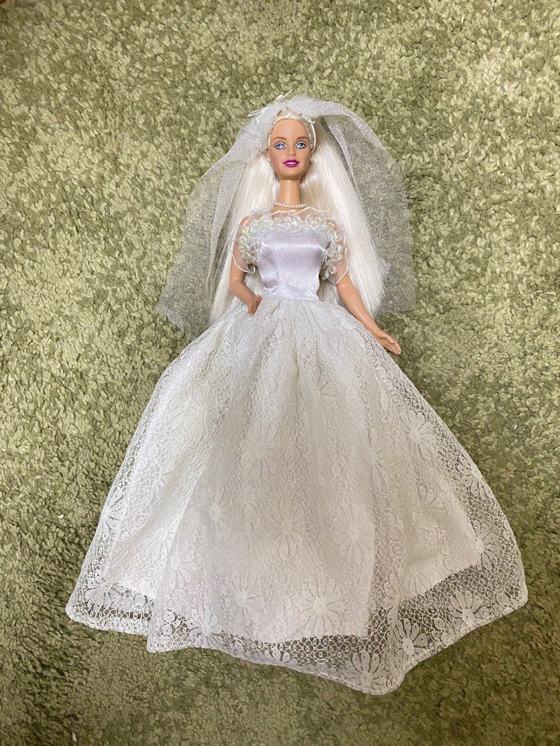 Have sound 1966 vintage doll wedding dress, Hobbies & Toys, Toys & Games on Carousell