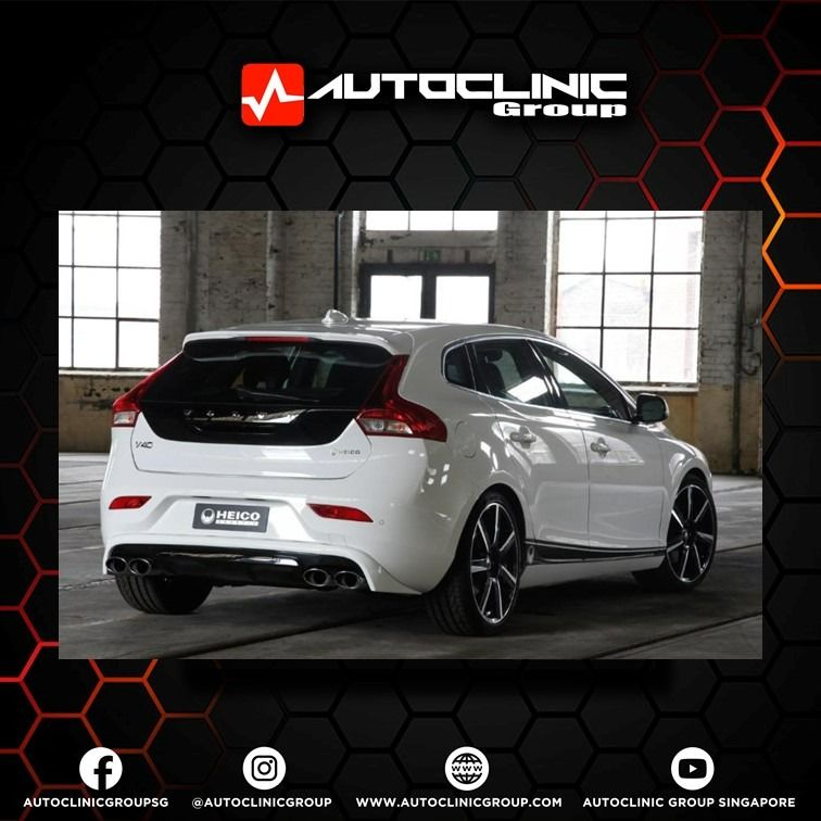 Volvo v40 heico on sale exhaust