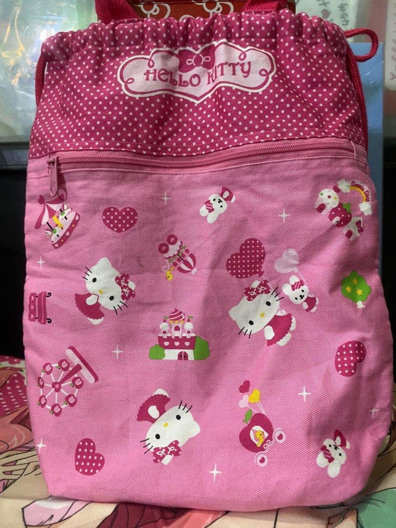 Hello Kitty Bag String (Category: Purses & Pouches) located in Manila. Submitted by hklylovez (Listing ID 1201618479, Image 1). Description: Makapal ganda sa actual Pm sa my gusto.