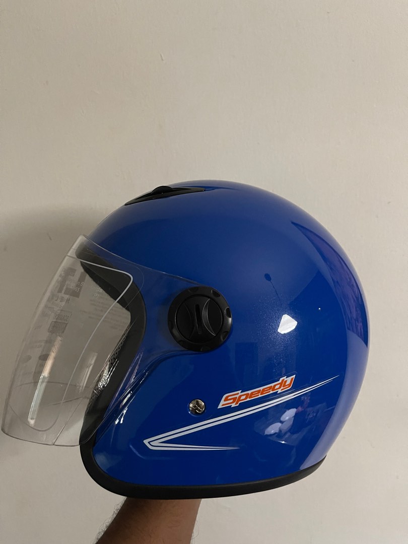 Helmet LTD SPEEDY BLUE EDITION Motorbikes on Carousell