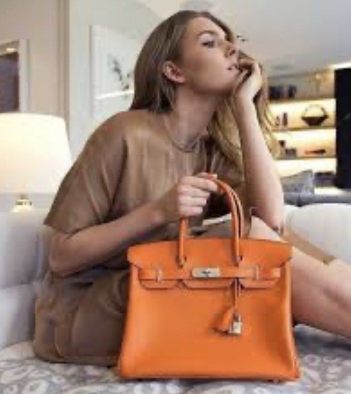 2012 Hermès Birkin 25 Epsom Leather Potiron Top Handle Bag