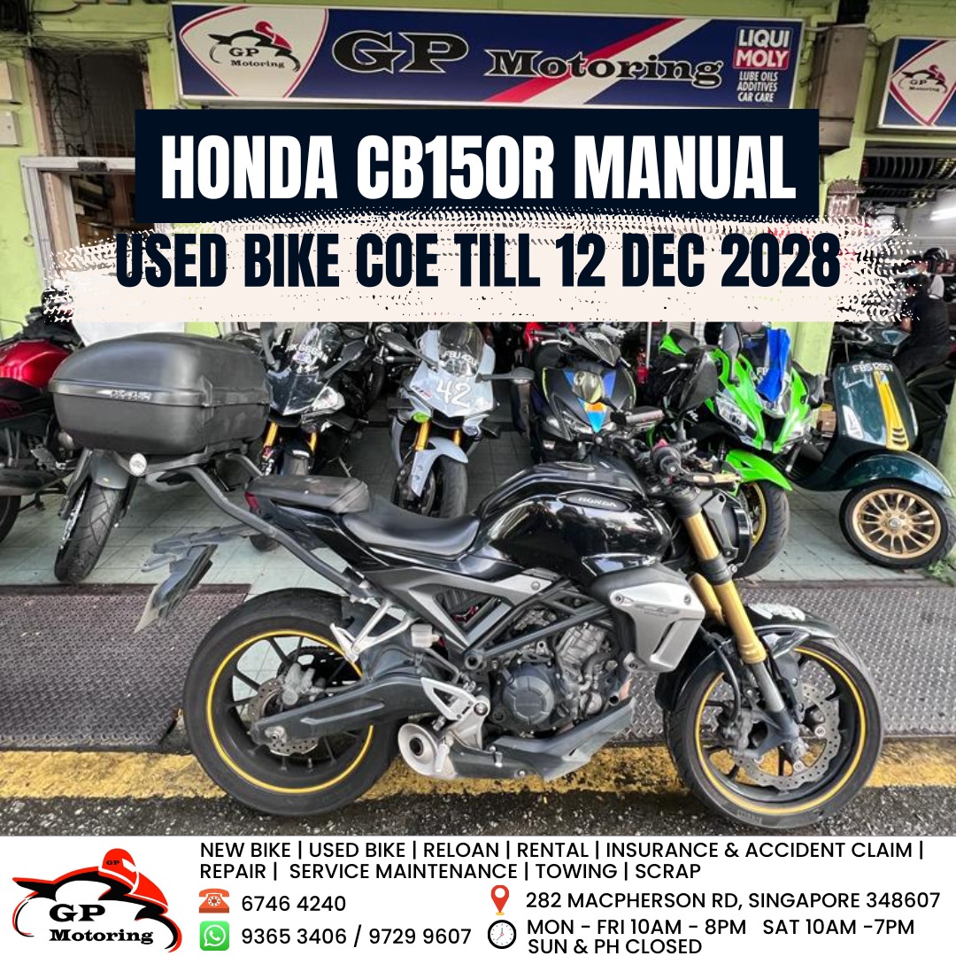 Honda CB150R Manual Pre Owned Bike, Motorcycles, Motorcycles for Sale, Class 2B on Carousell