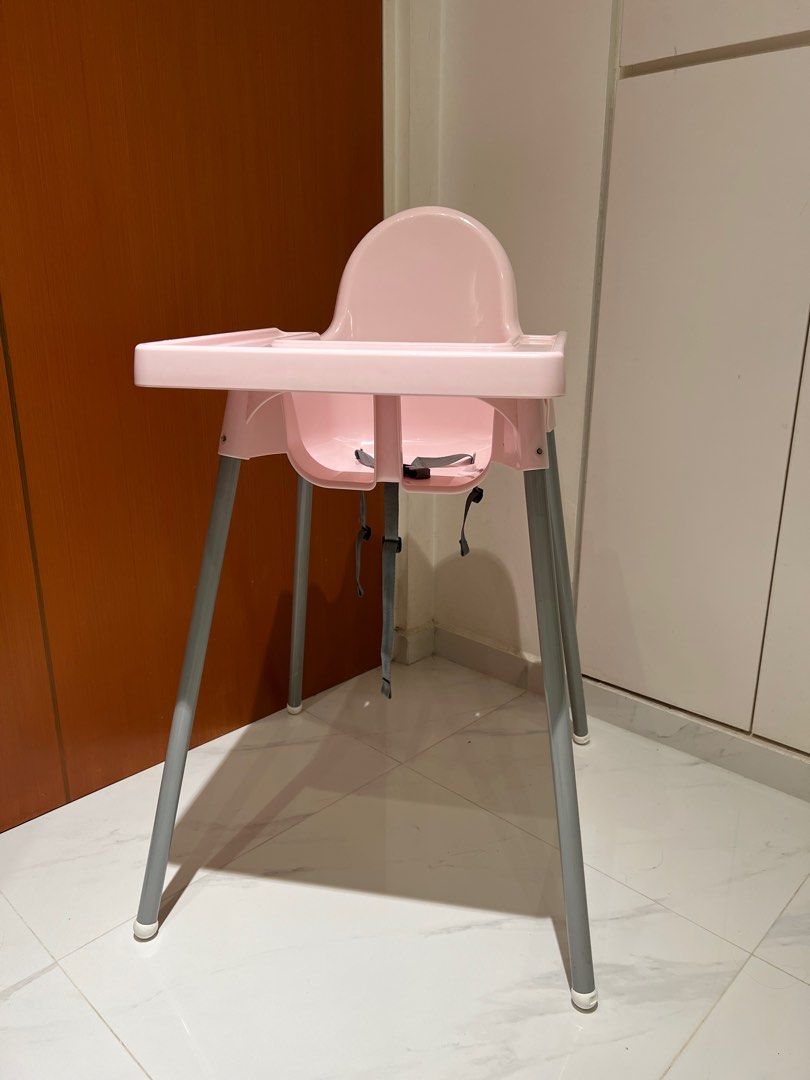 IKEA Antilop High Chair (PINK), Babies & Kids, Nursing & Feeding, Baby ...