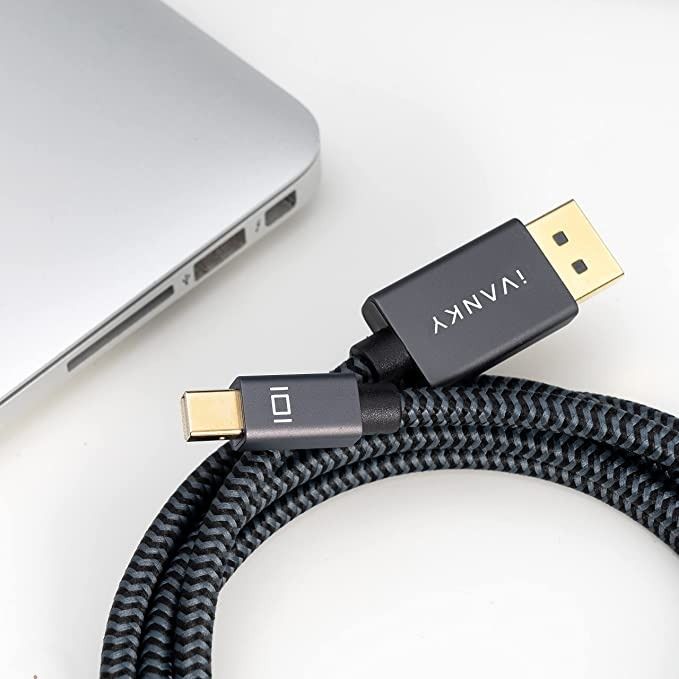 IVANKY Mini DisplayPort to HDMI Adapter, Mini DP(Thunderbolt) to HDMI  Adapter, Gold-Plated Braided,Compatible with MacBook Air/Pro, Microsoft  Surface