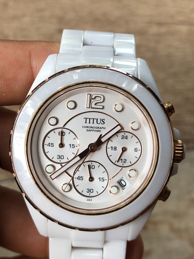 Jam tangan titus sale chronograph