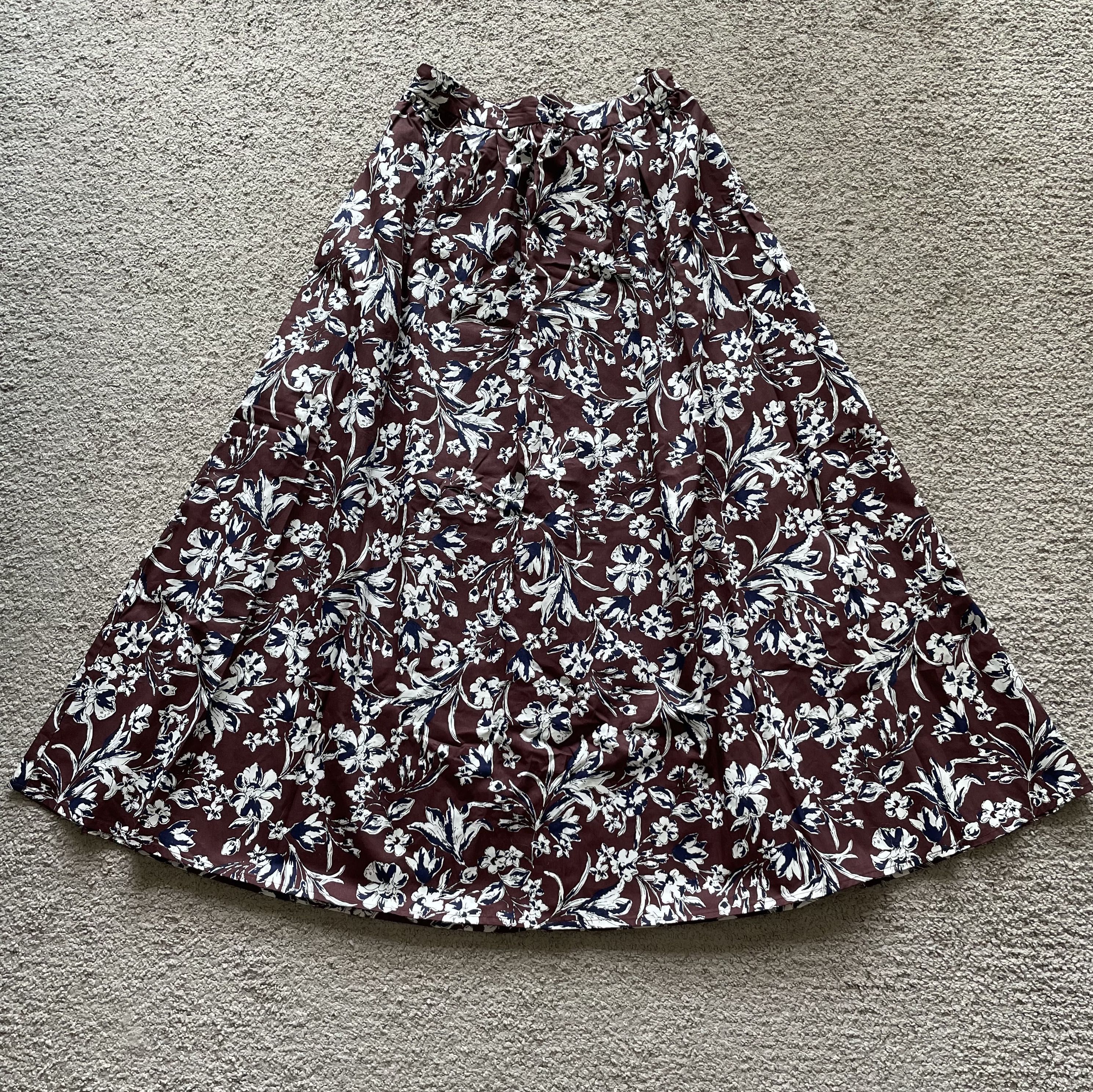 Japanese flared skirt online