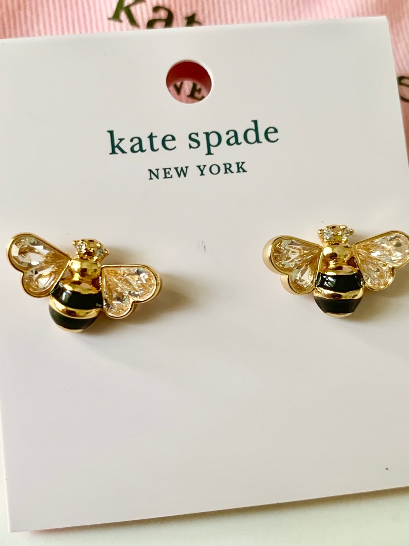 Kate Spade Bee Earrings, Women's Fashion, Jewelry & Organizers, Earrings on  Carousell