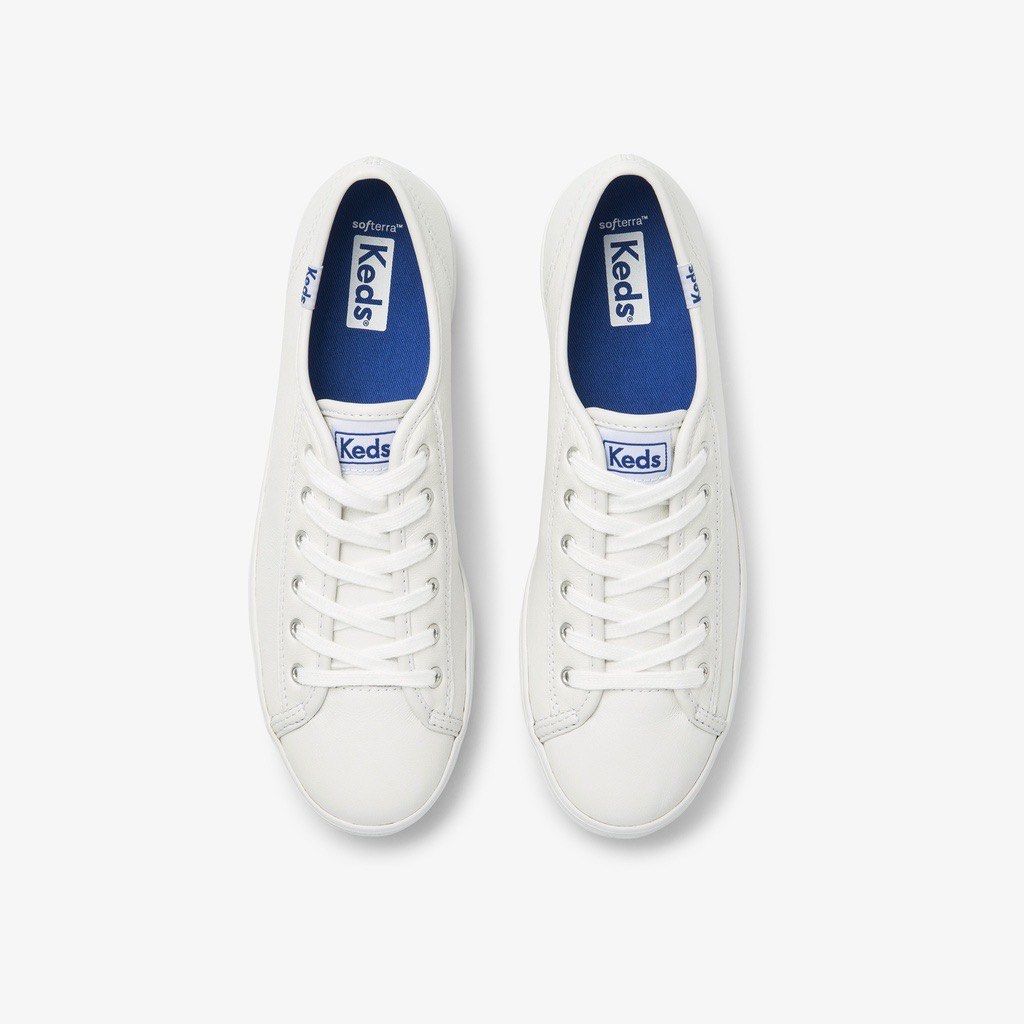 Plain white keds discount