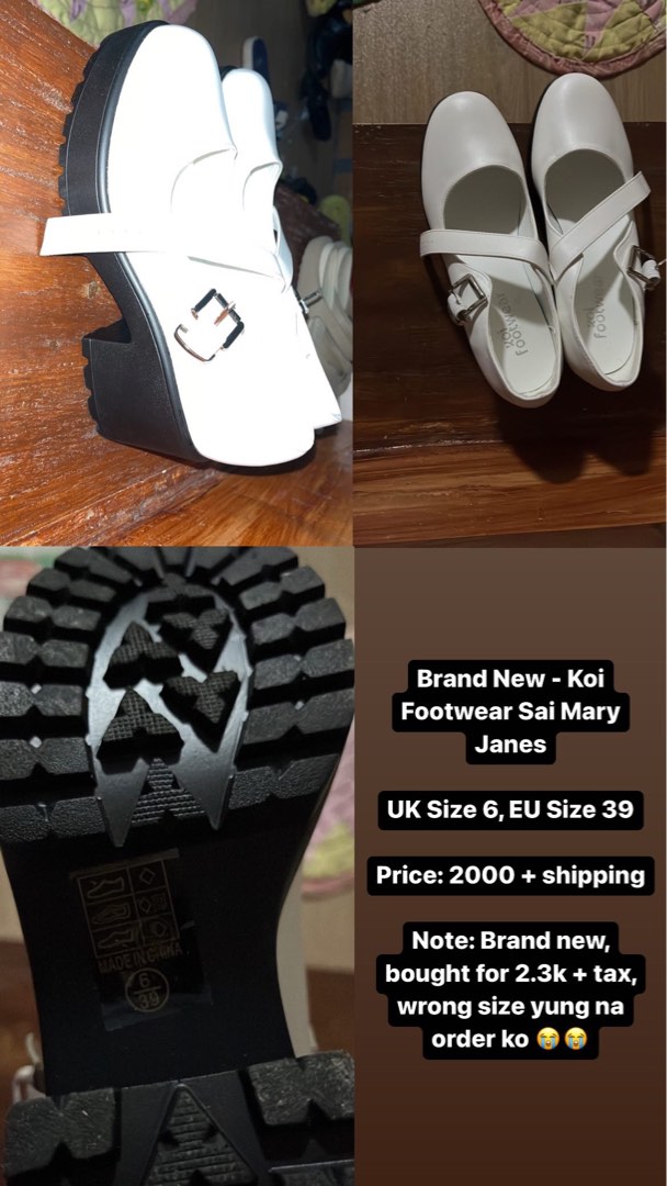 Koi Footwear Tira Platform Mary Janes, Women's Fashion, Footwear