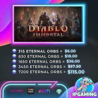 [LEGIT] Diablo Immortal Eternal Orbs Top Up