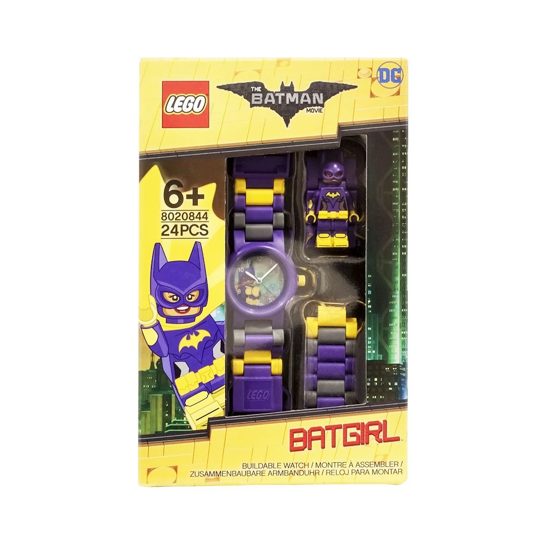 LEGO Kids Minifigures Batgirl The Lego Batman Movie Analogue Quartz Watch Mesh clock with Plastic Strap 8020844