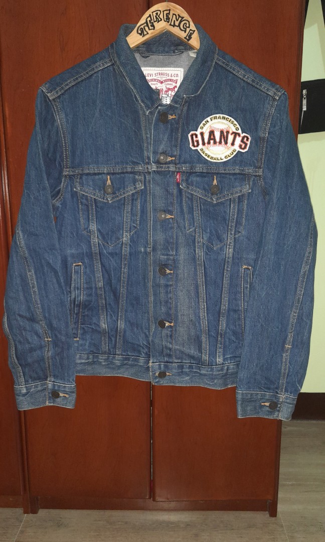 Levis x San Francisco Giants Denim Jacket, Men's Fashion, Coats, Jackets  and Outerwear on Carousell