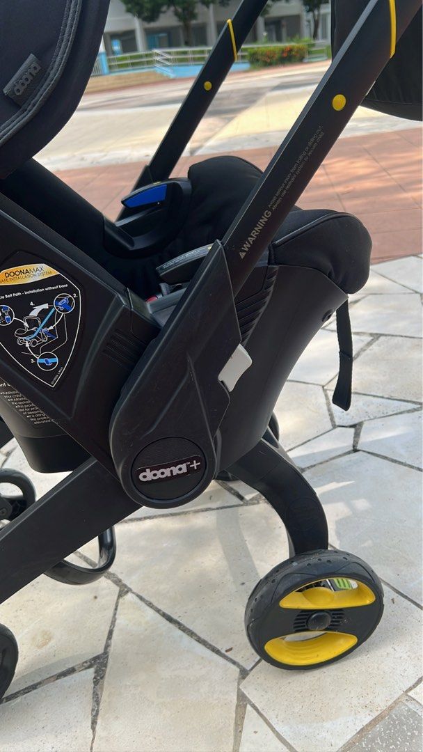 Limited Edition Doona+ Infant Car Seat Stroller Midnight, Babies & Kids