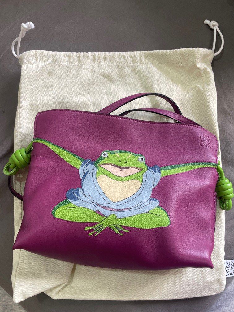 Loewe Ghibli Spirited Away Purple Frog a 28 bag