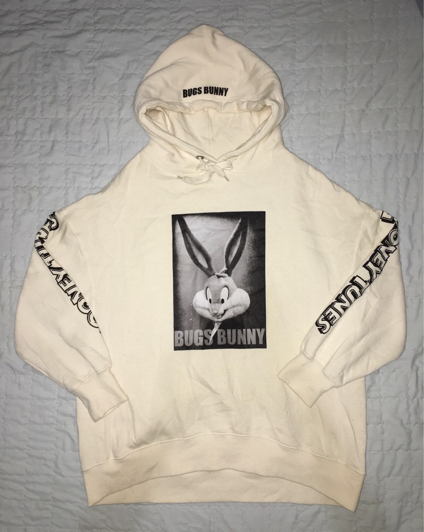 Looney tunes hoodie white Clearance