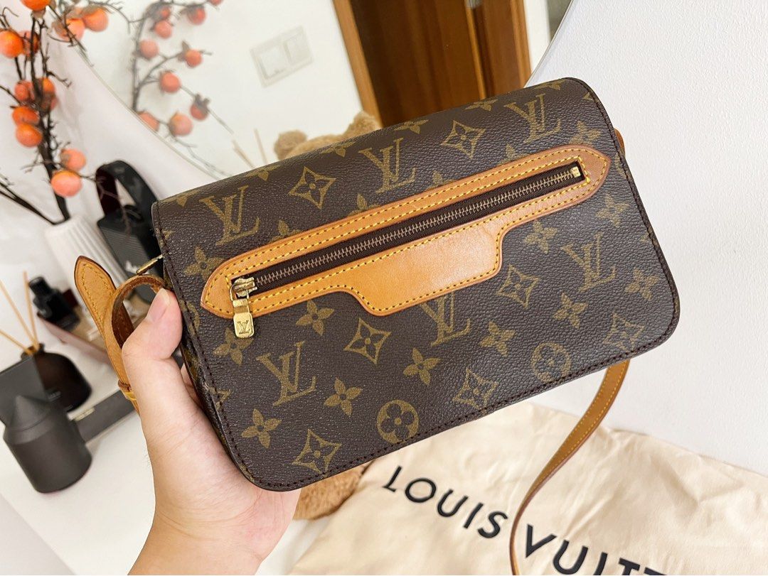 Authentic Louis Vuitton Saint Germain Crossbody Monogram Bag 