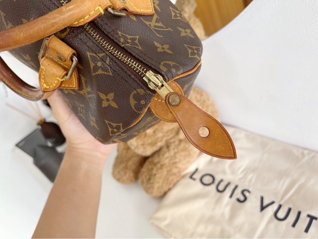 LOUIS VUITTON LV GHW Speedy 25 Handbag Boston Bag M41526 Monogram