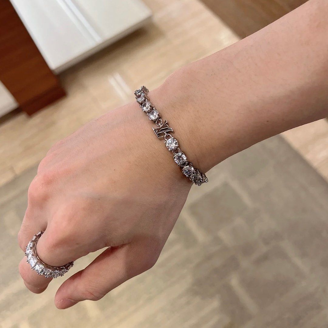 LV crystals Bracelets 100% Authentic, Men's Fashion, Watches