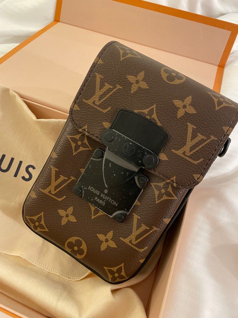Louis Vuitton S-Lock Vertical Wearable Wallet M81522 Brown