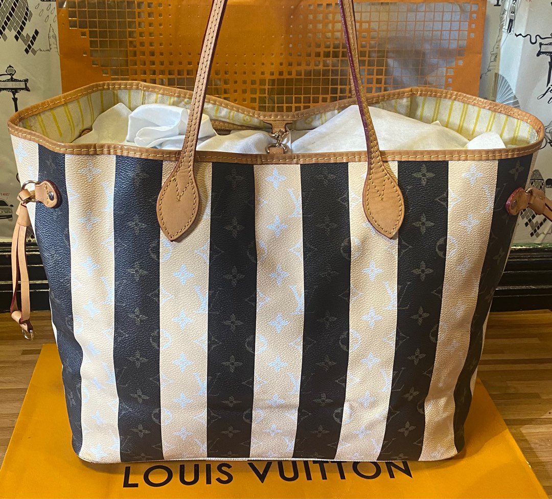 Louis vuitton sales rayures neverfull