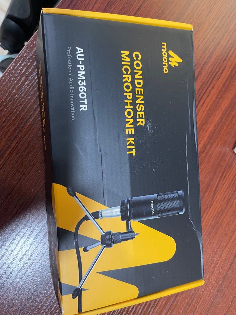 MAONO CONDENSER MIC, Audio, Microphones on Carousell