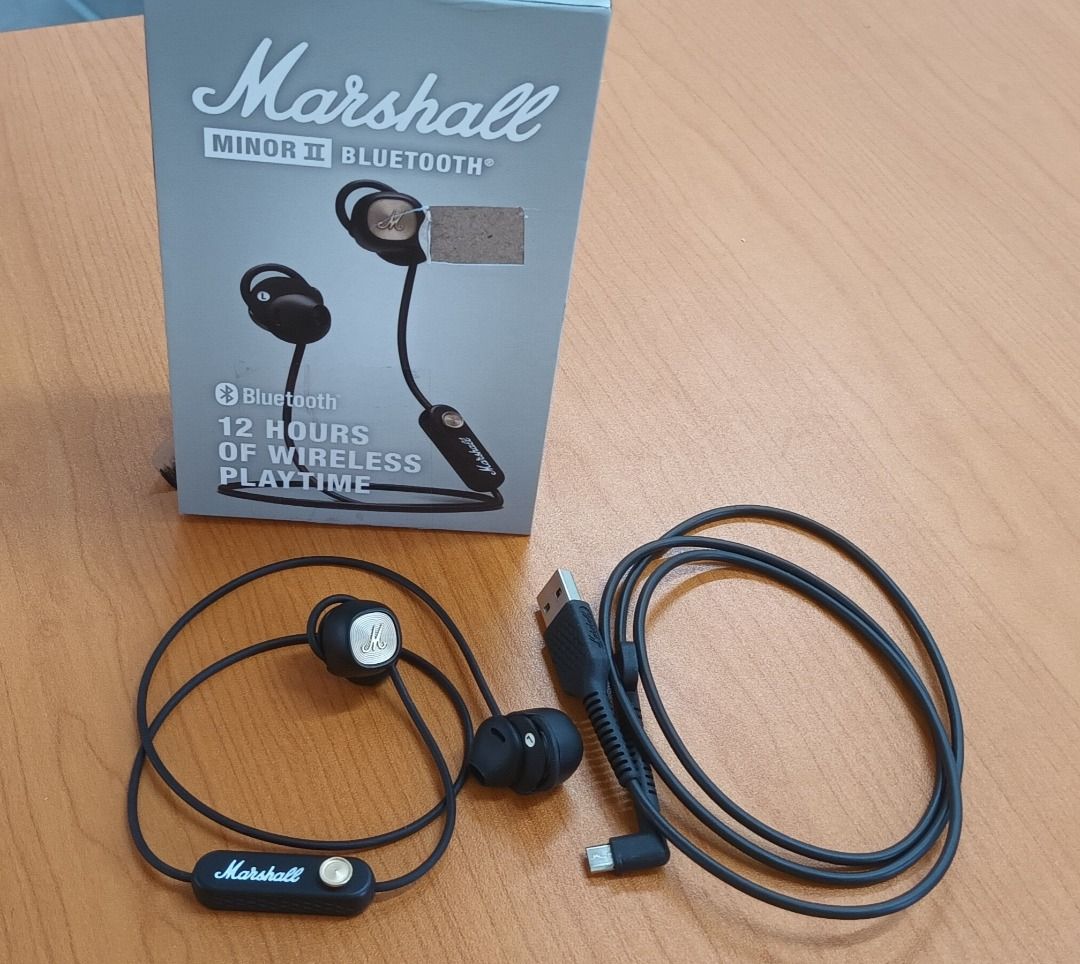Marshall Minor II Bluetooth Earphones, Audio, Earphones on Carousell