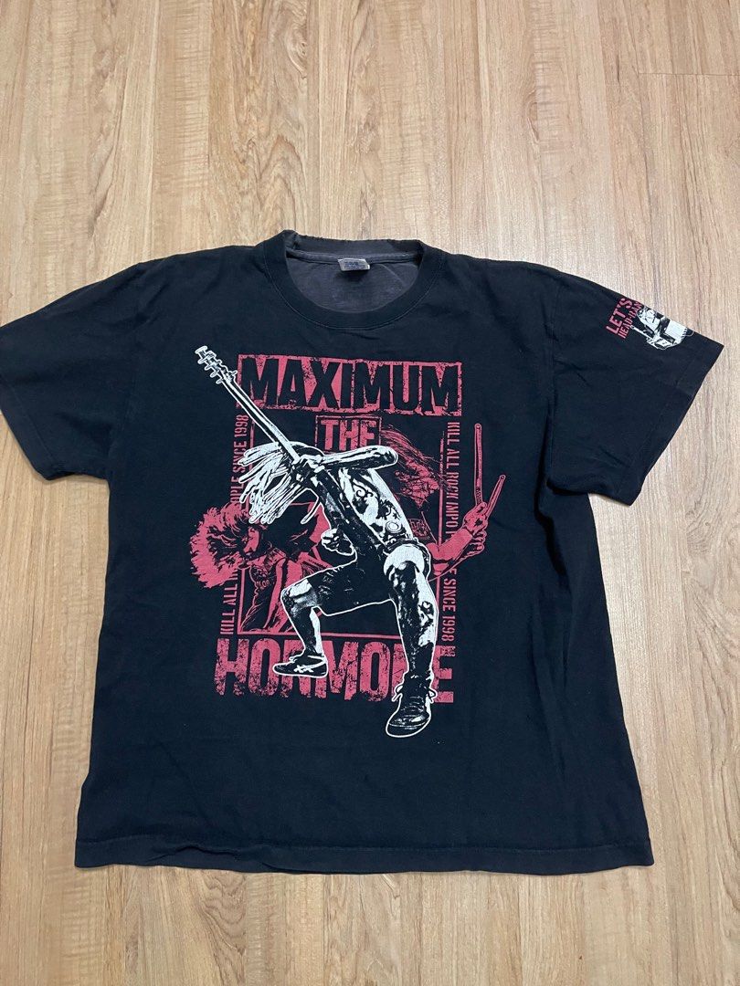 Maximum The Hormone Metal Band Tshirt, Men's Fashion, Tops & Sets ...
