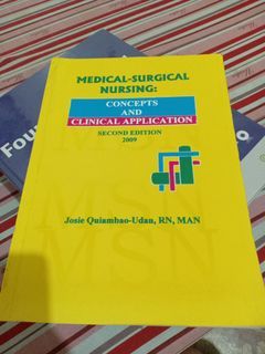 Medical Surgical Nursing by Udan 2nd ed.