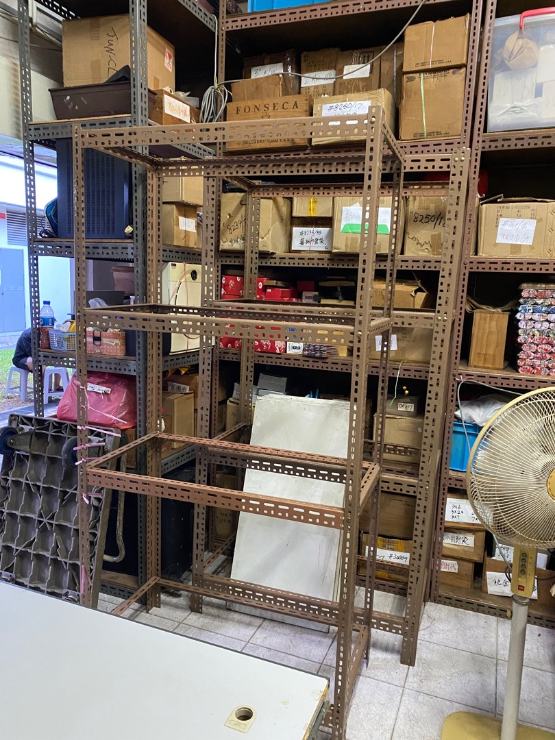 Metal rack, Furniture & Home Living, Furniture, Shelves, Cabinets ...