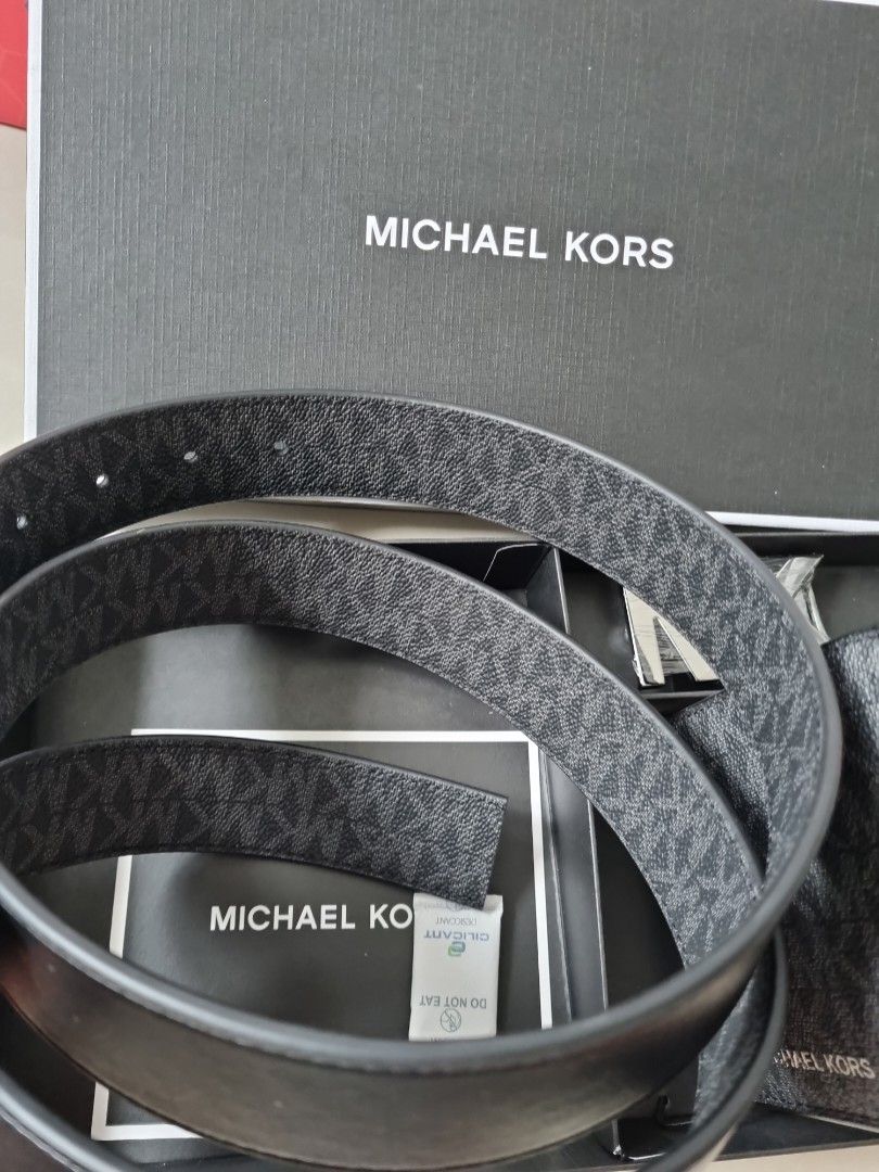 Michael kors belt mens grey new arrivals