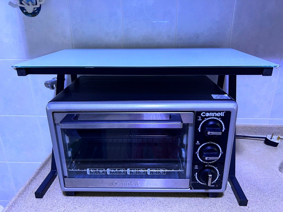 Microwave/ Oven Rack (Glass Top), Furniture & Home Living, Home