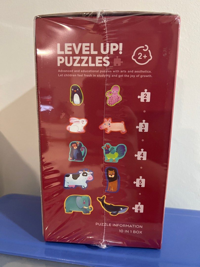 Mideer Level Up! Puzzles (Level 1), Hobbies & Toys, Toys & Games on