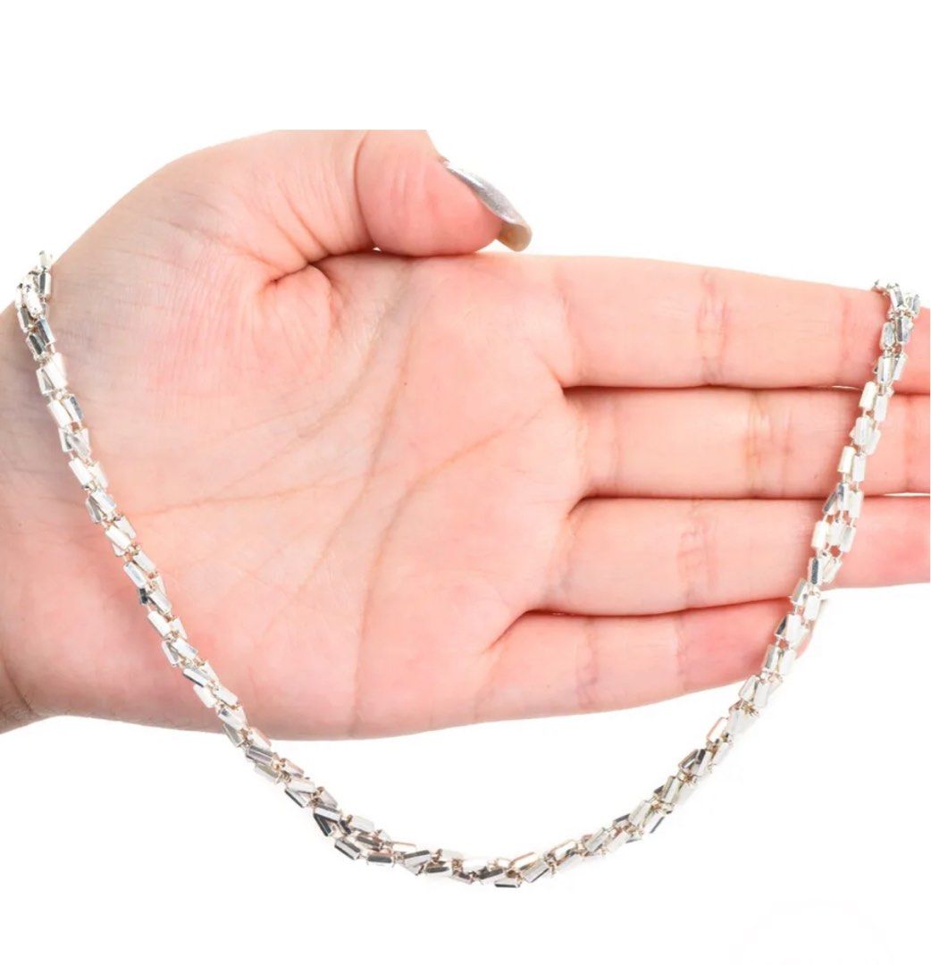 Milor Italian Sterling Silver Bracelet, Wider Silver Couture